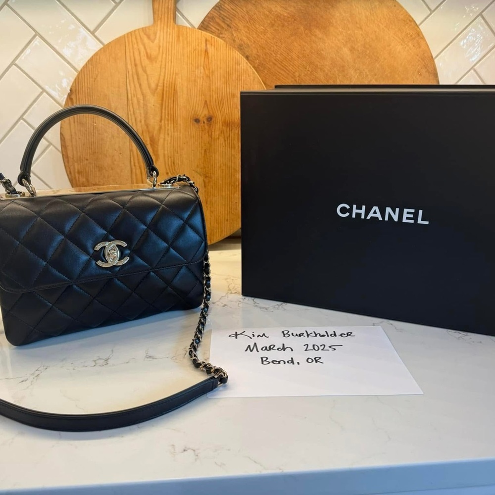 Chanel Trendy CC Small Black Quilted Shoulder Bag